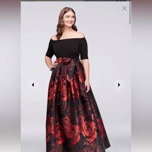 Plus size prom dress